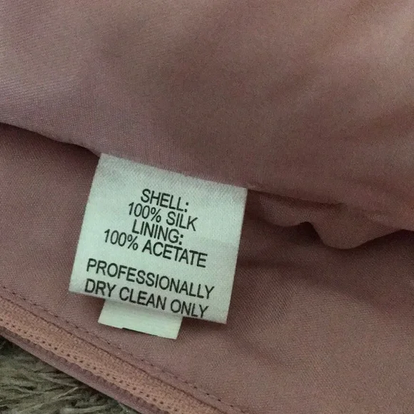 KAY UNGER New York Silk Pink Off-Shoulder Top with Embelishments Size 2 NWOT - Picture 6 of 6